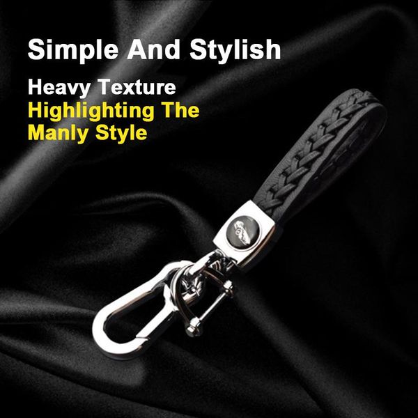 keychains car key chain leather hand-woven interior drop man gift auto accessories for, Silver
keychains car key chain leather hand-woven interior drop man gift auto accessories for, Silver