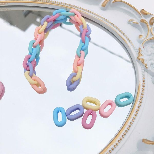 link, chain ly acrylic bracelet colorful personality candy gifts for girlfriends vk-ing, Black
link, chain ly acrylic bracelet colorful personality candy gifts for girlfriends vk-ing, Black