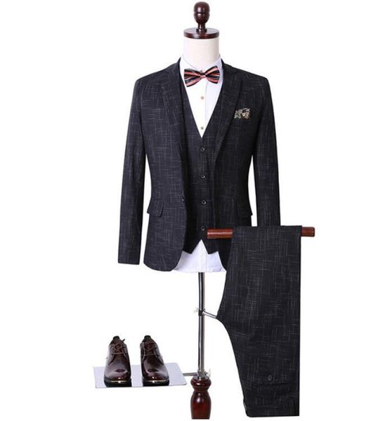 men's suits & blazers (jacket+vest+pants)men slim fit wedding with pants casual costume trajes mariage homme, White;black
men's suits & blazers (jacket+vest+pants)men slim fit wedding with pants casual costume trajes mariage homme, White;black