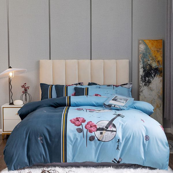 china style flower set, friendly, breathable, soft and comfortable, frosted four piece set
china style flower set, friendly, breathable, soft and comfortable, frosted four piece set