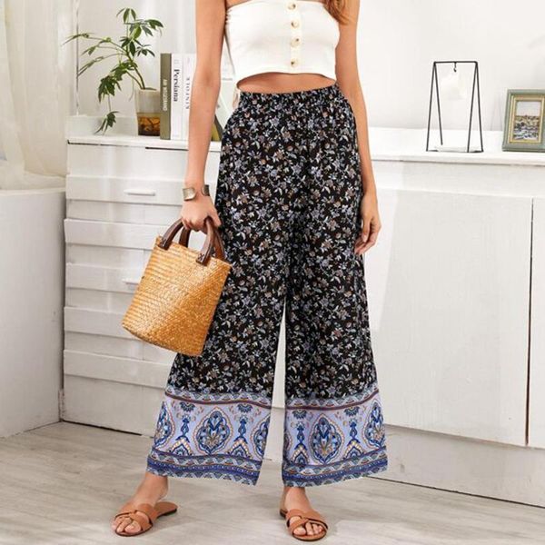retro printed wide-leg pants boho style streetwear woman man wide leg trousers pantalones mujer cintura alta women's & capris, Black;white
retro printed wide-leg pants boho style streetwear woman man wide leg trousers pantalones mujer cintura alta women's & capris, Black;white