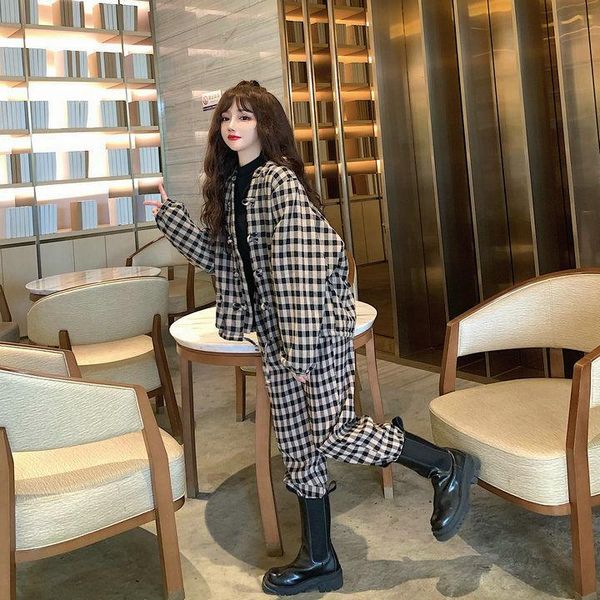 women's tracksuits the chinese style literary retro loose disc buckle lag plus thick set., Gray
women's tracksuits the chinese style literary retro loose disc buckle lag plus thick set., Gray