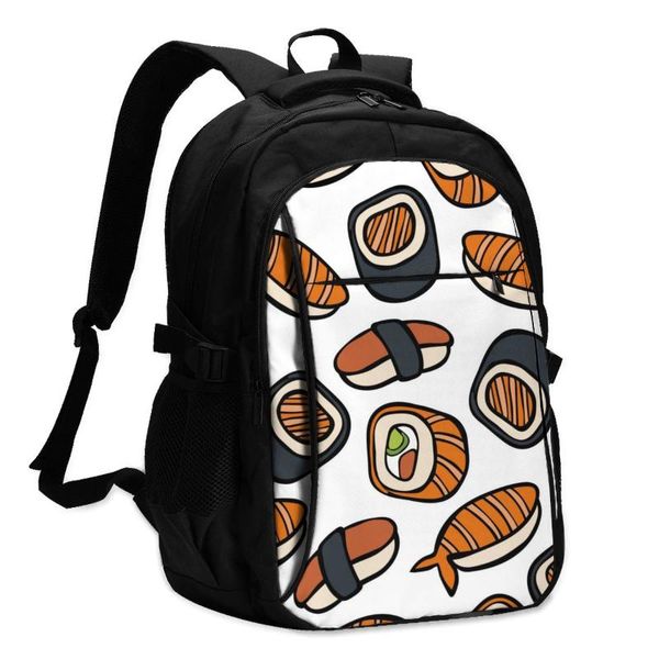 backpack usb charging lapwomen's for teenage students girls school cute japanese sushi and rolls travel bagpack
backpack usb charging lapwomen's for teenage students girls school cute japanese sushi and rolls travel bagpack