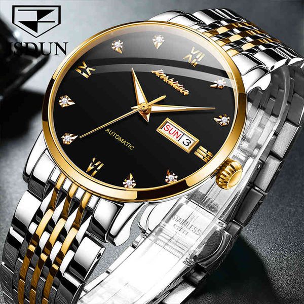 jsdun new men business brand sapphire automatic stainless steel waterproof mechanical watchrelogio masculino 8807, Slivery;brown
jsdun new men business brand sapphire automatic stainless steel waterproof mechanical watchrelogio masculino 8807, Slivery;brown