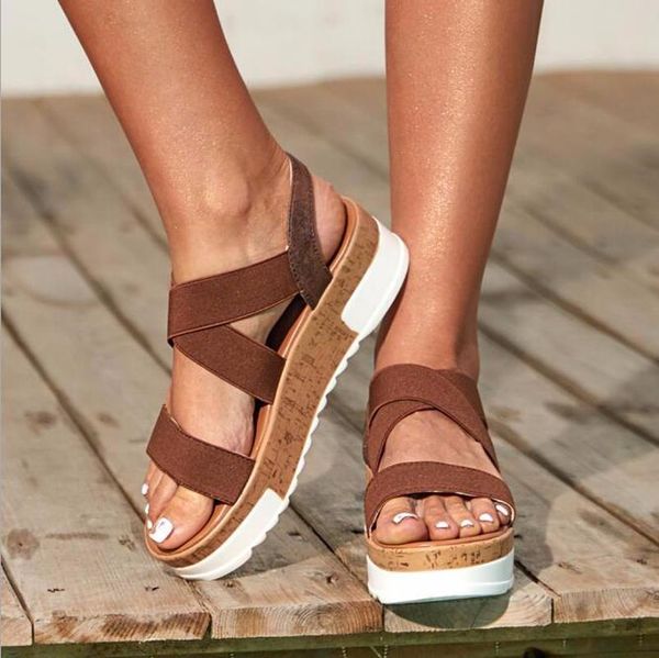 sandals summer fashion women casual platform woman outdoor beach shoes female plus size elastic strap zapatos de mujer, Black
sandals summer fashion women casual platform woman outdoor beach shoes female plus size elastic strap zapatos de mujer, Black