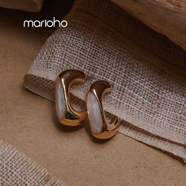 simple wild metal c shape opening small stud earrings gold color hollow geometric statement jewelry party for women hoop & huggie, Golden;silver
simple wild metal c shape opening small stud earrings gold color hollow geometric statement jewelry party for women hoop & huggie, Golden;silver