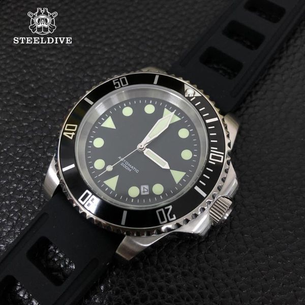 wristwatches steeldive business automatic watch of man sports diver wristwatch sapphire crystal mechanical dive 200m relogios masculino, Slivery;brown
wristwatches steeldive business automatic watch of man sports diver wristwatch sapphire crystal mechanical dive 200m relogios masculino, Slivery;brown