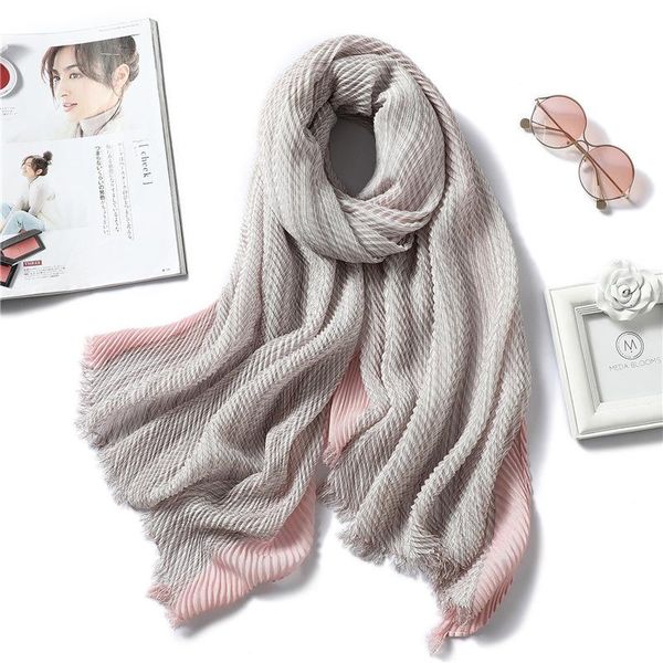 scarves 2021 women crinkle cotton scarf winter warm pashmina shawl lady thin hijab wraps solid femme foulard, Blue;gray
scarves 2021 women crinkle cotton scarf winter warm pashmina shawl lady thin hijab wraps solid femme foulard, Blue;gray