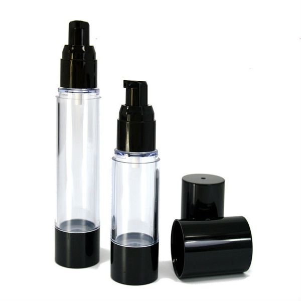 factory outlet 15ml 30ml 50ml clear airless bottle with black pump refillable lotion and gels dispenser travel container 10pcs/lot p001
factory outlet 15ml 30ml 50ml clear airless bottle with black pump refillable lotion and gels dispenser travel container 10pcs/lot p001