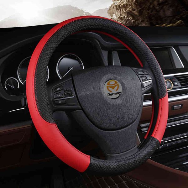 pu leather universal car steering-wheel cover 38cm car-styling sport auto steering wheel covers anti-slip automotive accessories
pu leather universal car steering-wheel cover 38cm car-styling sport auto steering wheel covers anti-slip automotive accessories
