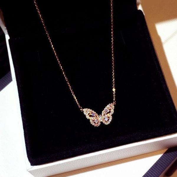 pendant necklaces fashion women girl cubic zirconia charm rose gold butterfly chain necklace choker jewelry gift, Silver
pendant necklaces fashion women girl cubic zirconia charm rose gold butterfly chain necklace choker jewelry gift, Silver