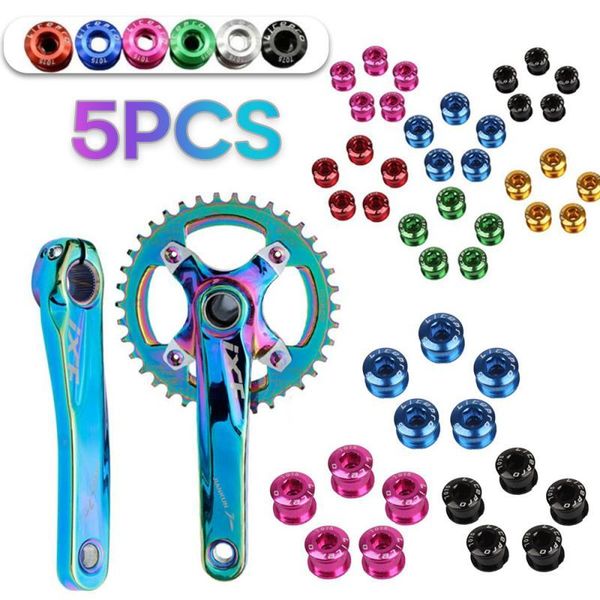 bike heels & chainwheels 5pcs mountain road bicycle multi coloured bolts aluminum alloy single crankset crank screws nut for chainwheel
bike heels & chainwheels 5pcs mountain road bicycle multi coloured bolts aluminum alloy single crankset crank screws nut for chainwheel