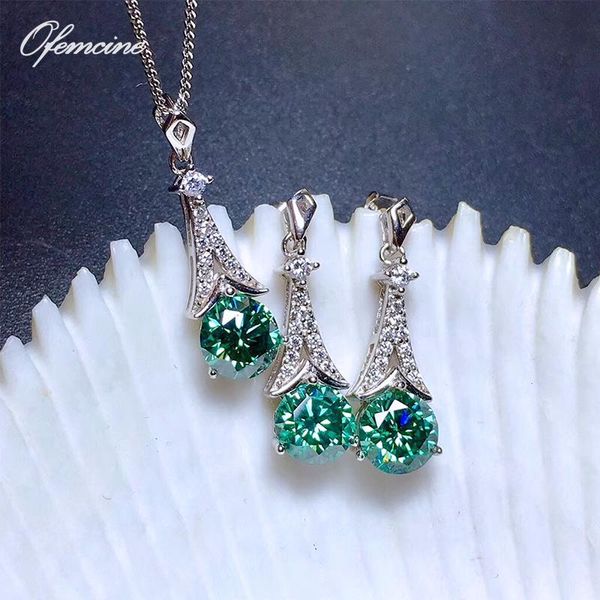 earrings & necklace trendy green crystal sets for women fashion chain tower pendant jewelry engagement wedding accessories, Silver
earrings & necklace trendy green crystal sets for women fashion chain tower pendant jewelry engagement wedding accessories, Silver