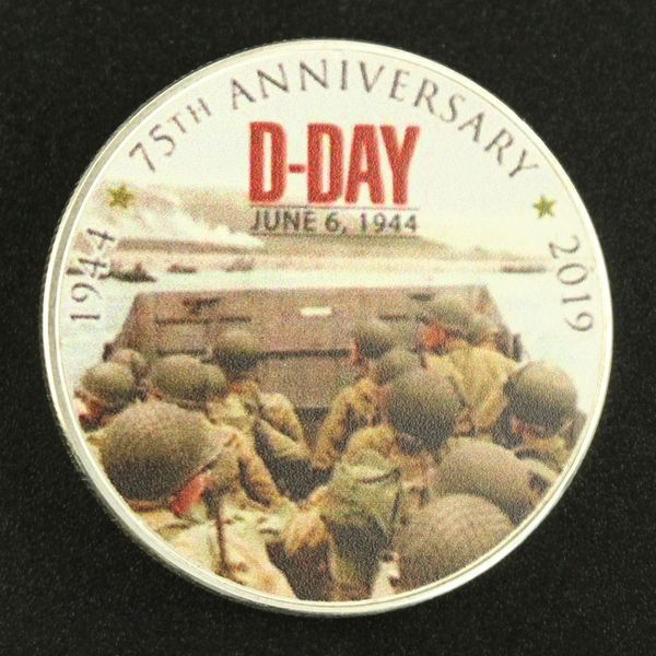 souvenir silver plated coin 75th anniversary of normandy landing d-day commemorative coins veteran collectible coin
souvenir silver plated coin 75th anniversary of normandy landing d-day commemorative coins veteran collectible coin