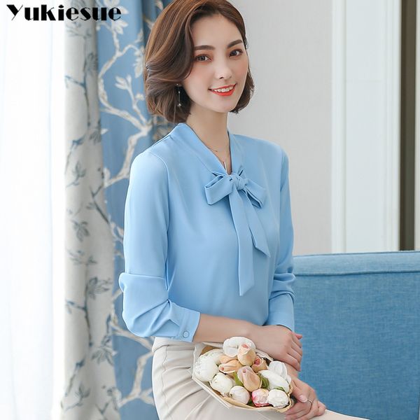 chiffon blouse femme shirt women blusa summer long sleeve ol office white womens blouses and ladies clothes plus size 210518
chiffon blouse femme shirt women blusa summer long sleeve ol office white womens blouses and ladies clothes plus size 210518