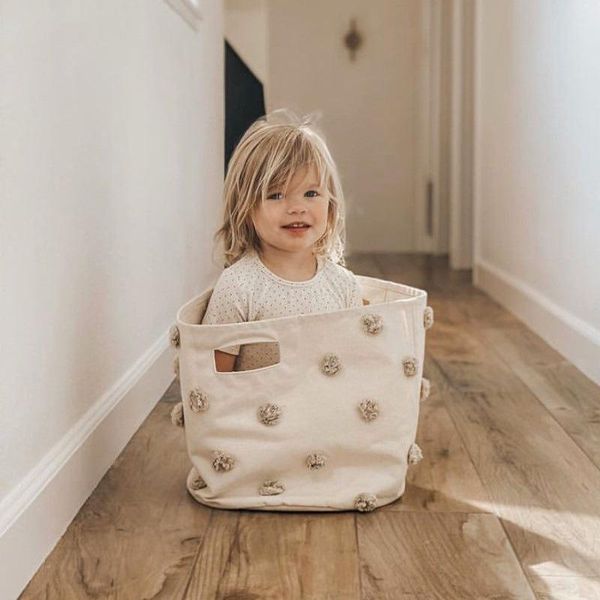 storage baskets cotton pompom decor children toy bucket knitted laundry basket po prop large capacity baby organizer
storage baskets cotton pompom decor children toy bucket knitted laundry basket po prop large capacity baby organizer