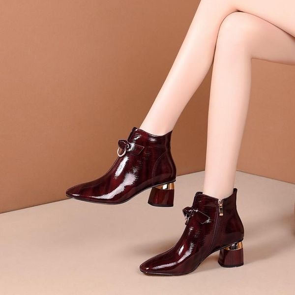 boots mljuese 2021 women ankle cow leather wine red zippers bow-tied winter short plush round heels size 34- 41, Black
boots mljuese 2021 women ankle cow leather wine red zippers bow-tied winter short plush round heels size 34- 41, Black