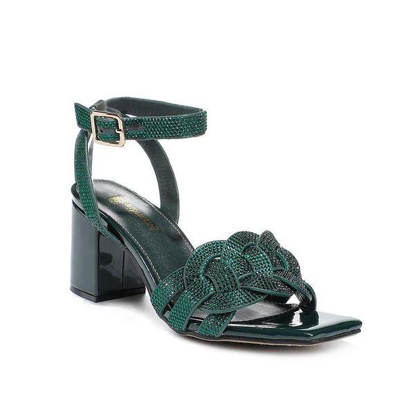 dress shoes 2021 ins summer high heeled cloth weddin mujer designer party rhinestone sequin heel green genuine leather women's sandals, Black
dress shoes 2021 ins summer high heeled cloth weddin mujer designer party rhinestone sequin heel green genuine leather women's sandals, Black