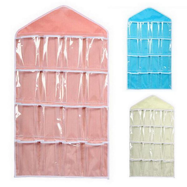 -creative 16 pocketsthick hanging clear door wall socks cosmetic underwear storage bags closet organizer boxes & bins
-creative 16 pocketsthick hanging clear door wall socks cosmetic underwear storage bags closet organizer boxes & bins