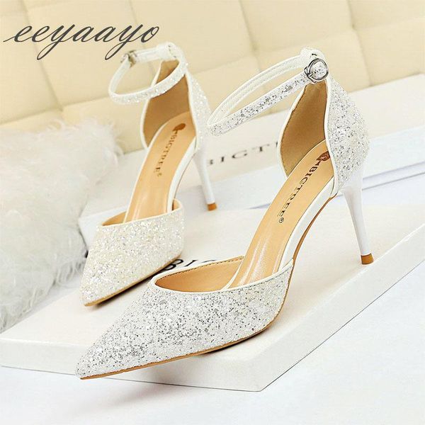 summer women ankle strap sandals high thin heel pointed toe ladies bridal wedding shoes white heels, Black
summer women ankle strap sandals high thin heel pointed toe ladies bridal wedding shoes white heels, Black