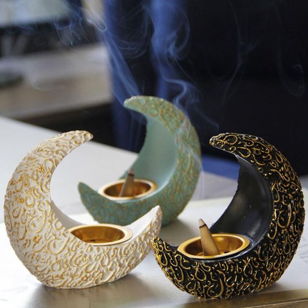 eid ramadan moon crescent resin incense burner holder ancient elegant european tabledecoration fragrance lamps
eid ramadan moon crescent resin incense burner holder ancient elegant european tabledecoration fragrance lamps