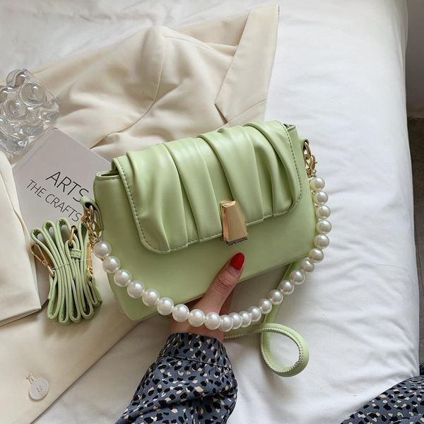 evening bags brand solid color pu leather crossbody for women 2021 fashion folds shoulder handbags beading designer bag
evening bags brand solid color pu leather crossbody for women 2021 fashion folds shoulder handbags beading designer bag