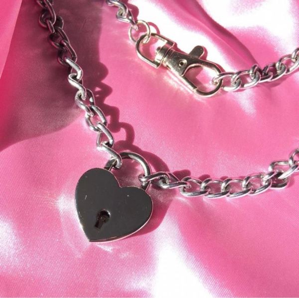 pendant necklaces minimalist hip hop metal peach heart lock key for women lady party fashion jewelry punk love necklace harajuku, Silver
pendant necklaces minimalist hip hop metal peach heart lock key for women lady party fashion jewelry punk love necklace harajuku, Silver