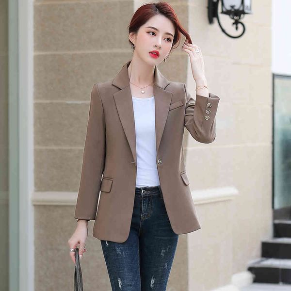 suit suit only female black coffee button formal solid blazer outward loose korean style jackets to office lady labor wear, White;black
suit suit only female black coffee button formal solid blazer outward loose korean style jackets to office lady labor wear, White;black