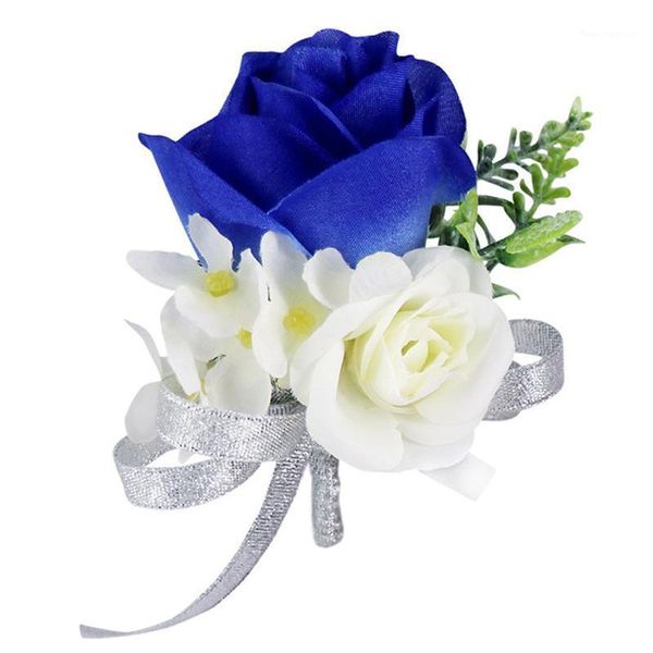 decorative flowers & wreaths 5pieces/bag handmade wedding corsage groom boutonniere or bride bridesmaid hand wrist flower royalblue color si
decorative flowers & wreaths 5pieces/bag handmade wedding corsage groom boutonniere or bride bridesmaid hand wrist flower royalblue color si