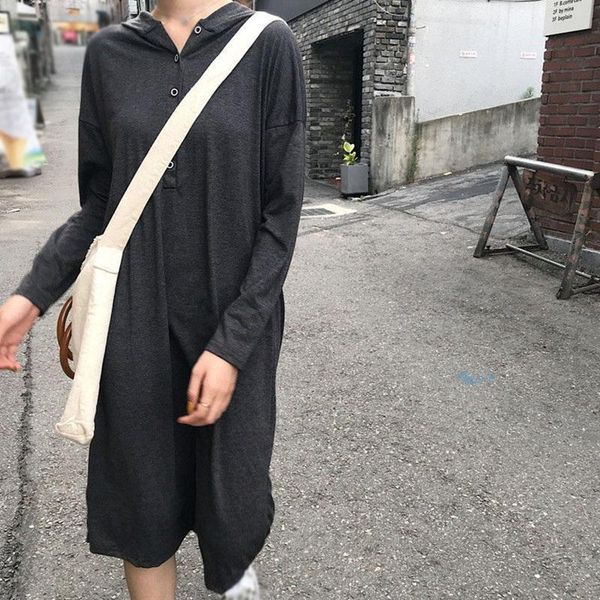 casual dresses women fashion wild loose midi dress female plus size long sleeve autumn sweatshirt drop /, Black;gray
casual dresses women fashion wild loose midi dress female plus size long sleeve autumn sweatshirt drop /, Black;gray