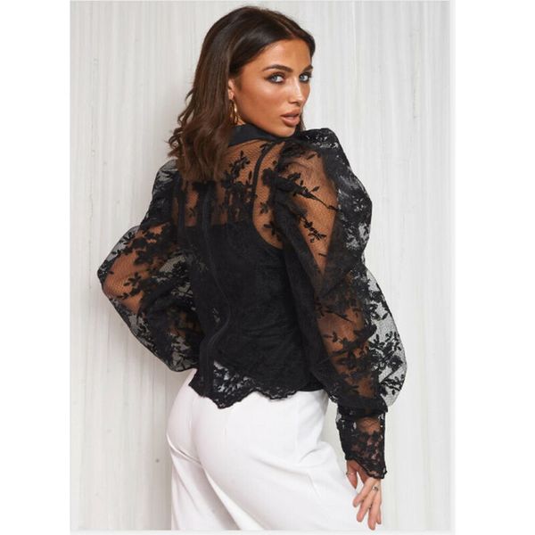 women's blouses & shirts fashion mesh long sheer sleeve blouse bowknot shirt party club lace flower see through baggy tunic cl, White
women's blouses & shirts fashion mesh long sheer sleeve blouse bowknot shirt party club lace flower see through baggy tunic cl, White