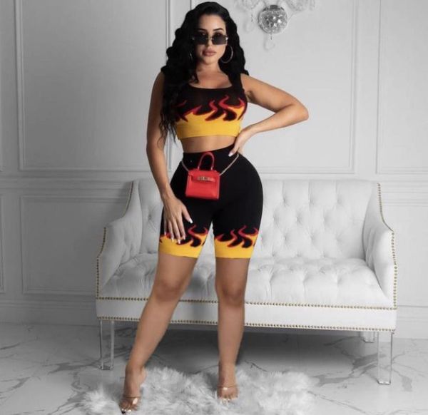 women's tracksuits 2021 summer casual fashion women slim street personality trend solid color print shorts vest two sets, Gray
women's tracksuits 2021 summer casual fashion women slim street personality trend solid color print shorts vest two sets, Gray