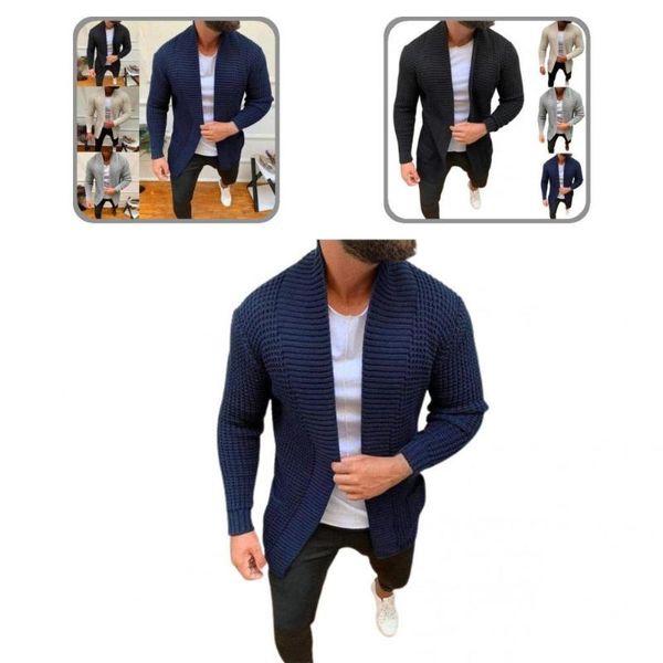men's sweaters sweater stretchy knitwear warm pure color knitted coat for office, White;black
men's sweaters sweater stretchy knitwear warm pure color knitted coat for office, White;black
