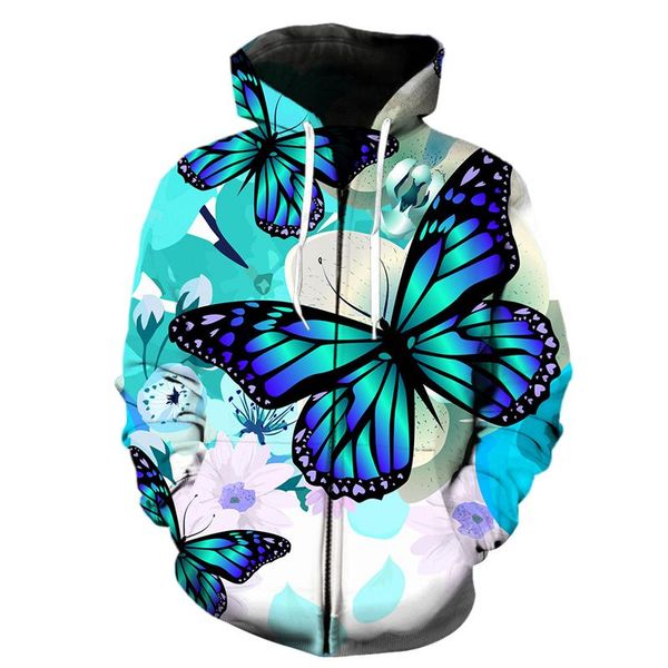 men's hoodies & sweatshirts exquisite cartoon butterfly 3d zipper men/women fashion casual harajuku long sleeve sweatshirt pullovers, Black
men's hoodies & sweatshirts exquisite cartoon butterfly 3d zipper men/women fashion casual harajuku long sleeve sweatshirt pullovers, Black