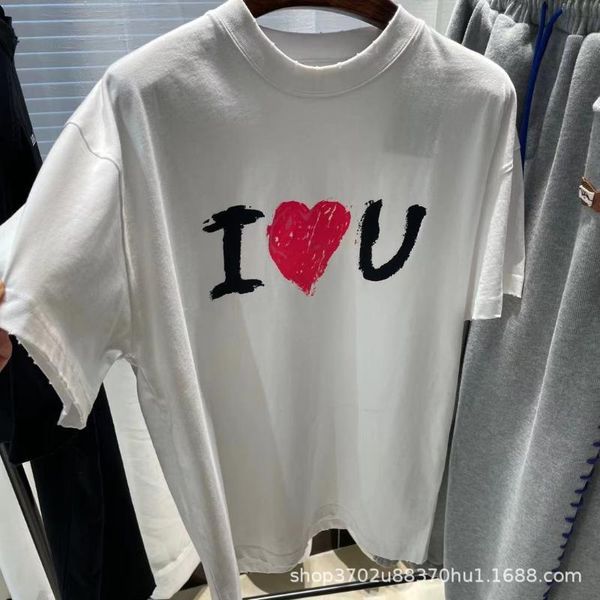 women's t-shirt spring and summer 2021 graffiti series ins fashion personalized printing brand loose short sleeve female, White
women's t-shirt spring and summer 2021 graffiti series ins fashion personalized printing brand loose short sleeve female, White