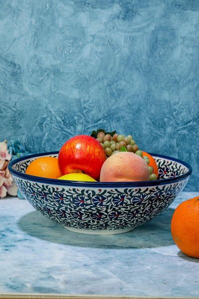 bowls handmade ceramic tile 30 cm bowl fruit salad presentation turkish bursa art printed lace pattern colorful decoration custom making
bowls handmade ceramic tile 30 cm bowl fruit salad presentation turkish bursa art printed lace pattern colorful decoration custom making