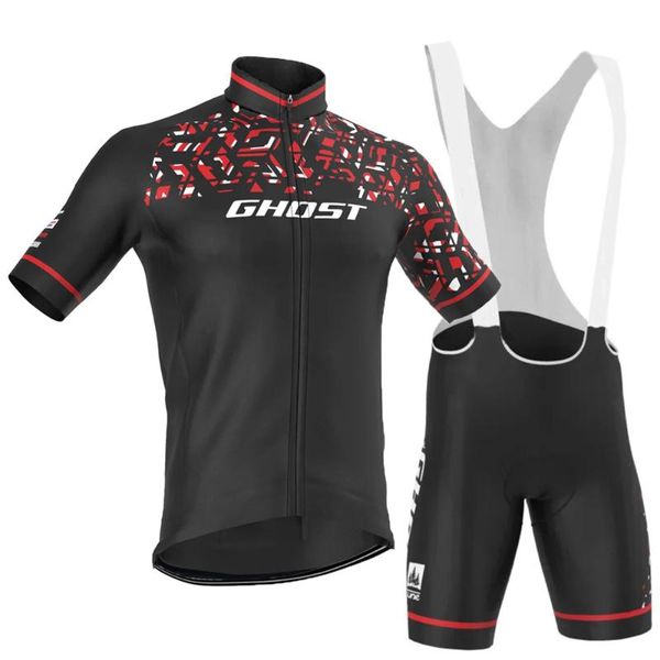 racing sets ghost cycling jersey set men's clothing summer bicycle bib shorts mountain road bike shirt suit mtb maillot culotte, Black;blue
racing sets ghost cycling jersey set men's clothing summer bicycle bib shorts mountain road bike shirt suit mtb maillot culotte, Black;blue