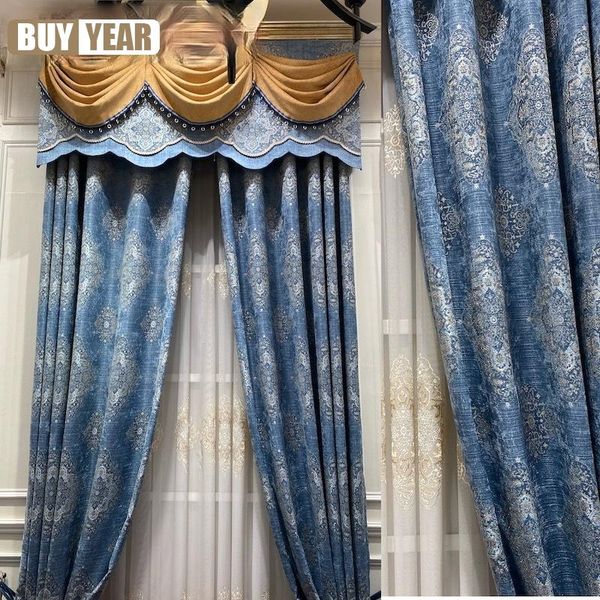 curtain & drapes 2021 european style chenille sofa release damascus thickening living room bedroom finished product customization
curtain & drapes 2021 european style chenille sofa release damascus thickening living room bedroom finished product customization