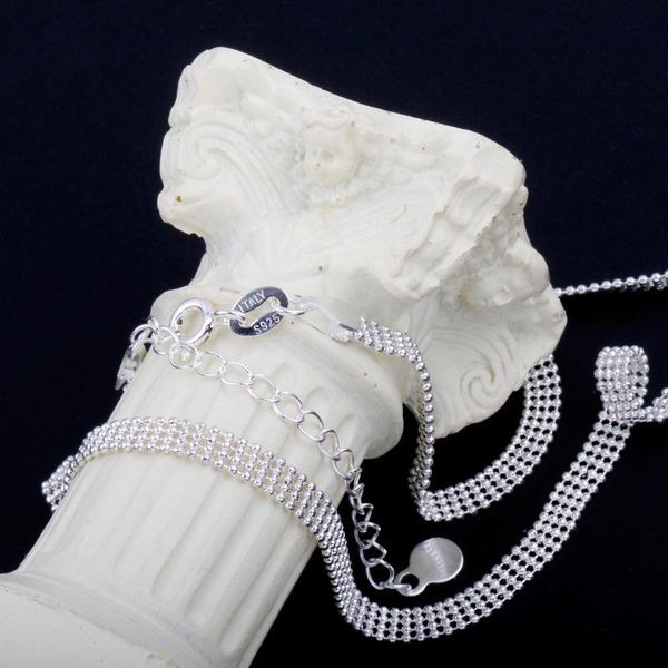 chains 100% original pure 925 silver necklace for women plain chain neck collar thick braided round bead naked party jewelry
chains 100% original pure 925 silver necklace for women plain chain neck collar thick braided round bead naked party jewelry