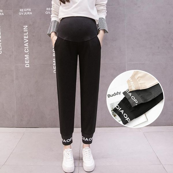 maternity bottoms 1203# pants spring autumn adjustable elastic waist belly support letter printing trousers, White
maternity bottoms 1203# pants spring autumn adjustable elastic waist belly support letter printing trousers, White