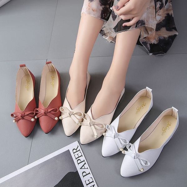 bow knot ballet flats ballerina women loafers 2021 casual shoes woman flats shallow pointed toe moccasins ladies boat shoes a3t, Black
bow knot ballet flats ballerina women loafers 2021 casual shoes woman flats shallow pointed toe moccasins ladies boat shoes a3t, Black