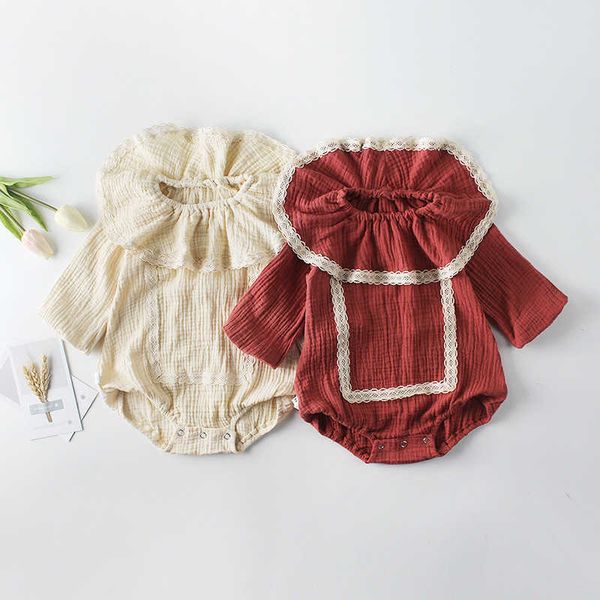 toddler baby girl clothes spring cotton baby girl bodysuits long sleeve ruffle collar lace infant jumpsuit born clothing 210713, Blue
toddler baby girl clothes spring cotton baby girl bodysuits long sleeve ruffle collar lace infant jumpsuit born clothing 210713, Blue