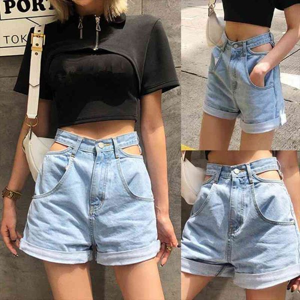 hollow out high waist womens short denim cut off wide leg rolled hem lady bottoms streetwear with pockets, White;black
hollow out high waist womens short denim cut off wide leg rolled hem lady bottoms streetwear with pockets, White;black