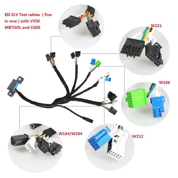elv test cables for mer-cedes works together with vvdi mb bga tool and cgdi prog (5-in-1) w204 w212 w221 w164 w166 diagnostic tools
elv test cables for mer-cedes works together with vvdi mb bga tool and cgdi prog (5-in-1) w204 w212 w221 w164 w166 diagnostic tools