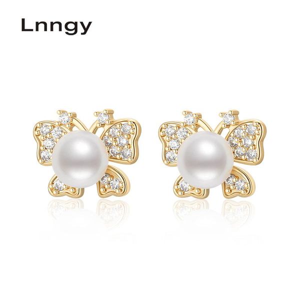 stud lnngy 14k gold filled butterfly earrings 6-6.5mm natural freshwater pearl women anniversary fine jewelry, Golden;silver
stud lnngy 14k gold filled butterfly earrings 6-6.5mm natural freshwater pearl women anniversary fine jewelry, Golden;silver