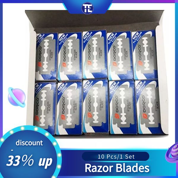 10 pcs st300 stainless steel shaver blades men double edge razor sharp thin blade face care
10 pcs st300 stainless steel shaver blades men double edge razor sharp thin blade face care
