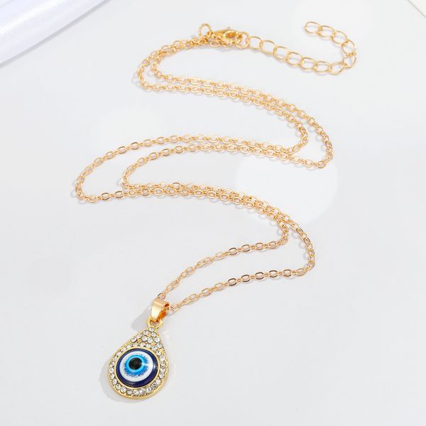 s2403 fashion jewelry water drop evil eye pendant necklace resin blue eyes necklaces, Silver
s2403 fashion jewelry water drop evil eye pendant necklace resin blue eyes necklaces, Silver