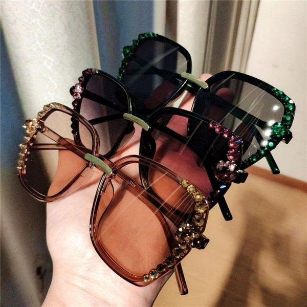 sunglasses fashion design square women luxury rhinestone sun glasses brand shades for female vintage bling eyeglasses, White;black
sunglasses fashion design square women luxury rhinestone sun glasses brand shades for female vintage bling eyeglasses, White;black
