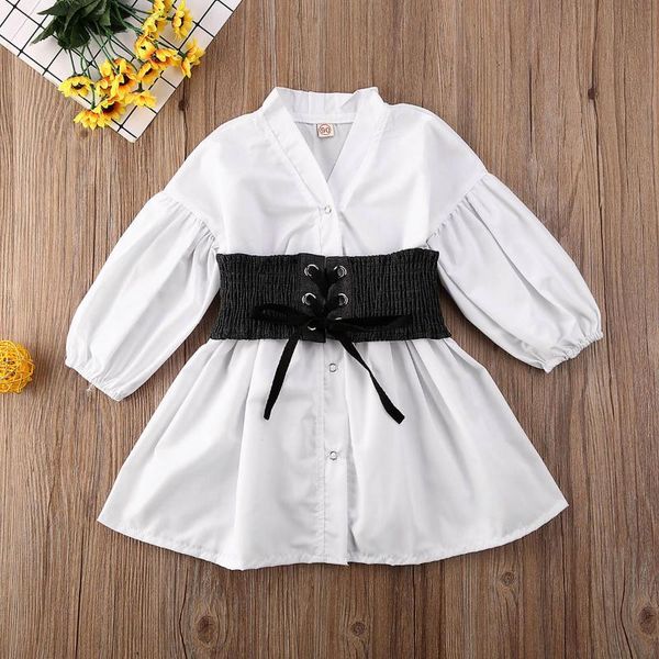shirts pudcoco toddler baby girl clothes solid color puff long sleeve shirt waist binding outfit 1-6y, White;black
shirts pudcoco toddler baby girl clothes solid color puff long sleeve shirt waist binding outfit 1-6y, White;black