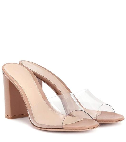 womens high heel sandals,4 inches block with transparent pvc sandals,comfort backless party dress slippers shoes, Black
womens high heel sandals,4 inches block with transparent pvc sandals,comfort backless party dress slippers shoes, Black